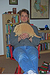 Charles with Armadillo